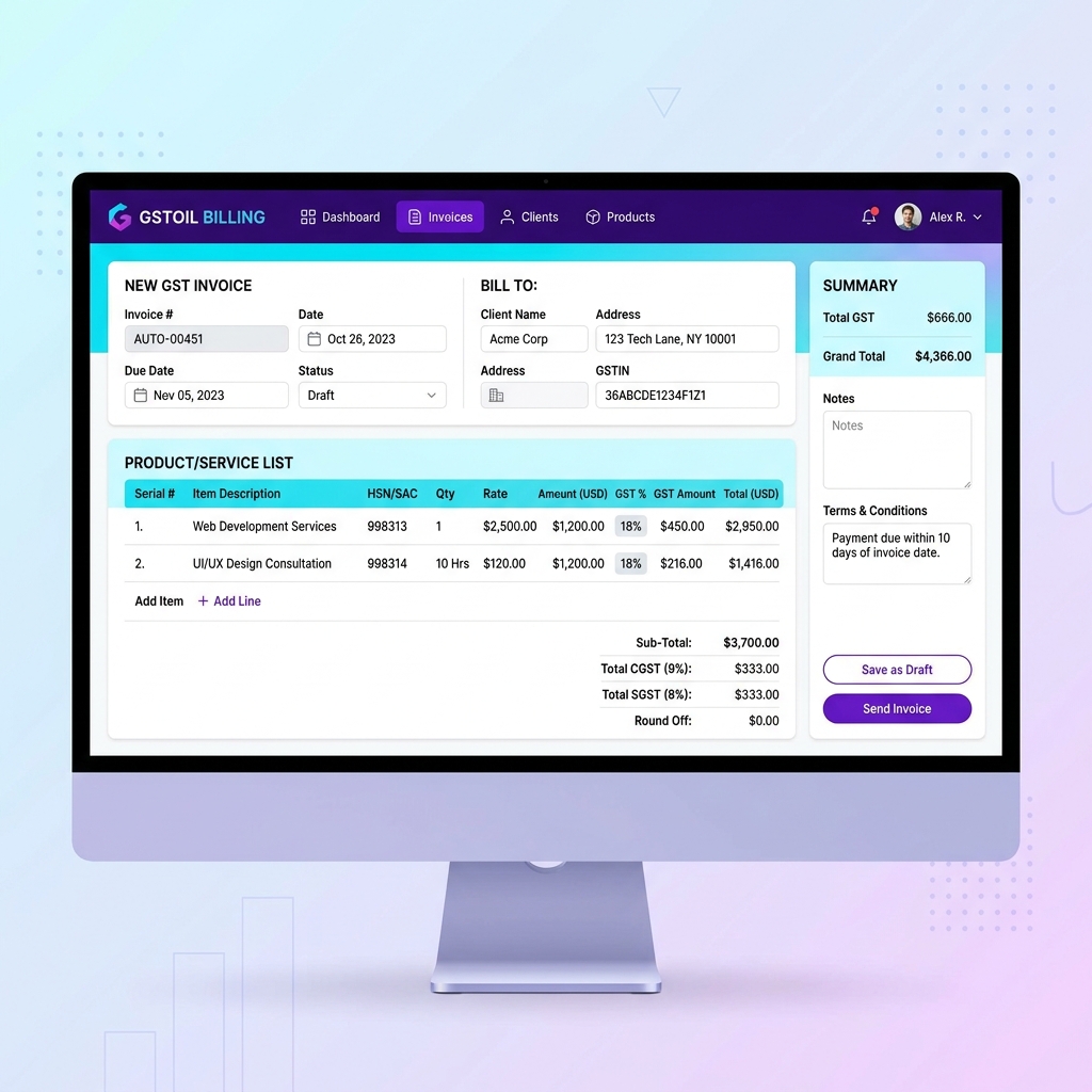 GST Billing Feature